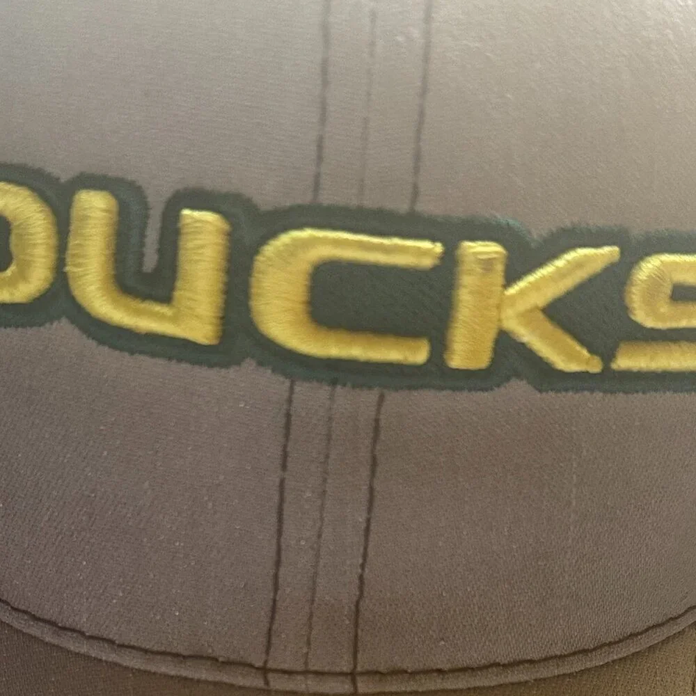 Top Of The World Oregon Ducks Hat Women's Snapback Green Yellow